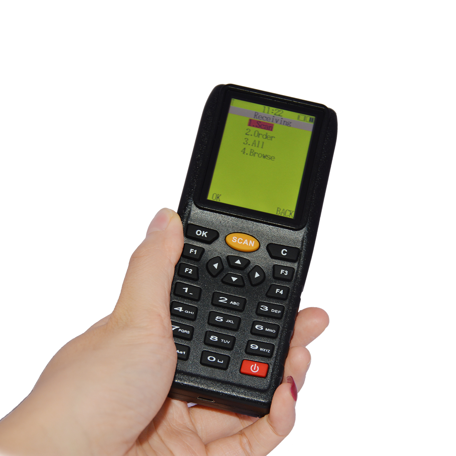 72MHz Handheld Wireless Inventory Data Collector PDA Barcode Scanner HS-E7